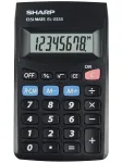 Skaičiuotuvas ki&scaron;eninis Sharp EL-233S juodas