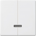 Busch-Jaeger Abdeckung Dimmer Busch-balance SI Alpinwei&szlig; 6545-914 (6545-914)
