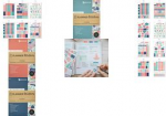 AVERY Zweckform ZDesign Planungs-Sticker STARTER SET Block in A5, genietet, mit Cover und R&uuml;ckseite zum Schutz, - 1 St&uuml;ck (51060)