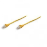 Intellinet - Patch-Kabel - RJ-45 (M) bis RJ-45 (M) - 2 m - UTP - CAT 5e - geformt, ohne Haken - Gelb