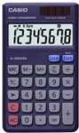 CASIO Taschenrechner SL-300 VERA, Solar-/ Batteriebetrieb 8-stelliges EXTRA BIG LC-Display, Euro-Umrechnung (SL-300 VERA)