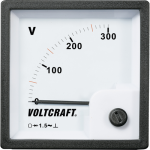 Voltcraft AM-72x72/300V Analog-Einbaumessger&auml;t AM-72x72/300V 300 V Drehspule (AM-72x72/300V)