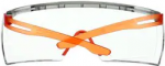 3M SecureFit 3700 - Sicherheitsbrille - Montagearbeit - Bau-/Renovierungsarbeiten - Die Arbeit mit Chemikalien - Beide Geschlechter - Orange - Transparent - Polycarbonat (SF3701SGAF-ORG)