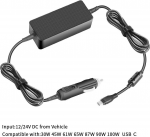 CoreParts MBXUSBC-DC0004 Netzteil & Spannungsumwandler Schwarz (TYPE C CAR ADAPTER)