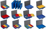 allit Metall-Kleinteilekoffer EuroPlus Pro M 44H-23, blau aus pulverbeschichtetem Stahlblech, Kunststoffgriff, - 1 St&uuml;ck (454120)