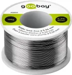 Lydmetalis GOOBAY be&scaron;vinis 0,56 mm 100 g &ndash; su kanifolijos fliusu, alavo pagrindu