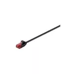 Wentronic Goobay CAT 6 plonas jungiamasis kabelis, U/UTP, juodas, 15 m - vario laidininkai (93731)