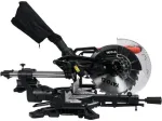 YATO kampinis pjūklas 1800W su padavimu, lazeriu 255mm