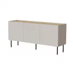 Komoda cama meble FELLINI 150x40x70 cm, ka&scaron;myro spalvos, aliejumi dengtas ąžuolo vir&scaron;us