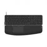 Contour Design CDTP2050BALPN2050 laidinė stalinio kompiuterio klaviatūra, pilno dydžio (100 %), USB, žirkliniai jungikliai, QWERTY, juodos spalvos
