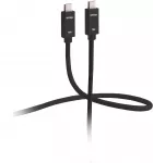 ShiverPeaks Flexline FL31-77015 USB4 laidas - Ki&scaron;tukas į Ki&scaron;tuką - 0,5 m - Juoda - Auksinė - 40 Gbit/s
