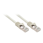 Lindy - Patch-Kabel - RJ-45 (M) bis RJ-45 (M) - 1,0m - Foiled Unshielded Twisted Pair (F/UTP) - CAT 5e - geformt, ohne Haken - Grau (48391)