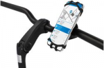 FISCHER Fahrrad-Smartphonehalter Silikon, schwarz aus Silikon, passend f&uuml;r alle g&auml;ngigen Smartphones von - 1 St&uuml;ck (50401)