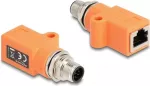 DeLOCK 60617 lyties keitiklis M12 RJ45 violetinis