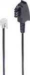 Telefono laidas ShiverPeaks BS70003 3 m Juodas