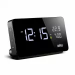 BRAUN BC20BEU skaitmeninis laikrodis sieninis/stalinis, juodas