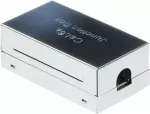ACT SD6520 Cat6a sidabrinė tinklo sieninė rozetė, 2 prievadai RJ45, pilnai ekranuota, įleidžiamo montavimo, paruo&scaron;ta 10G