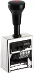 REINER SCT B6 automatinis numeravimo aparatas, 6 skaitmenys, 5,5 mm, auk&scaron;to blizgumo chromuotas metalas