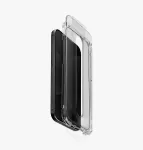 Grūdintas stiklas UNIQ Optix SwiftFitVivid DX2, skirtas iPhone 18 Pro, su aplikatoriumi