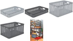 keeeper Aufbewahrungskorb robert, 64 Liter, nordic-grey robuster Transportkorb, Tragkraft: 30 kg, lebensmittelecht, - 1 St&uuml;ck (1088513000000)