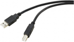 Renkforce USB-Kabel USB 2.0 USB-A Stecker, USB-B Stecker 15.00 m Schwarz Aktiv mit Signalverst&auml;rkung RF-5720400 (RF-5720400)