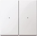 Merten Abdeckung Dimmer System M, 1-M, M-Smart, M-Plan, M-Creativ Polarwei&szlig; gl&auml;nzend MEG5220-0319 (MEG5220-0319)