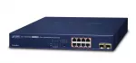 PLANET GS-4210-8P2S valdomas tinklo jungiklis Gigabit Ethernet (10/100/1000) su PoE 1U mėlynas