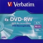 Verbatim DVD-RW 4.7GB 4x 5 vnt. &bdquo;Jewel Case&ldquo;