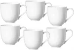 Ritzenhoff & Breker Skagen baltos porceliano kavos puodeliai 440 ml, 6 vnt. rinkinys 317329