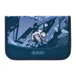 herlitz Tech Mech pie&scaron;tukų penalas, 31 dalių, pagamintas i&scaron; poliesterio, matmenys: (W)205 x (D)140 x (H)38 mm, 2 atvartai