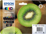 Epson 202 Multipack - 5er-Pack - Schwarz, Gelb, Cyan, Magenta, Photo schwarz - Original - Blister mit RF- / aktustischem Alarmsignal - Tintenpatrone - f&uuml;r Expression Premium XP-6000, XP-6005 (C13T02E74020)