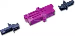 Lightwin auk&scaron;tos kokybės LWL mova, LSH (E2000 suderinama), simplex, daugiamodė OM4 mova (LKUP E2-E2 MM OM4 LSH)