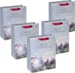 Krep&scaron;iai dovanoms sigel Charmful Christmas GT114 Dideli 26 x 33 cm, pakuotės dizainas dovanoms