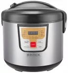 Brock MC 1000 daugiafunkcis puodas, 5L, 900W, 10-in-1, LED ekranas, juodas/sidabrinis