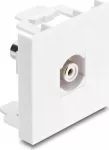 Delock Easy 45 modulis RCA (Cinch) lizdas-lizdas, baltas, 91816