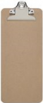 MAUL Klemmbrett MAULbill, Hartfaser-Holz, 115 x 265 mm Klemme aus Metall, Klemmweite: 15 mm, Ecken abgerundet, - 1 St&uuml;ck (2391770)