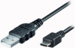 e+p TL 592. Kabell&auml;nge: 1 m, Anschluss 1: Micro-USB B, Anschluss 2: USB A, USB-Version: 2.0, Steckerverbindergeschlecht: M&auml;nnlich/M&auml;nnlich, Produktfarbe: Schwarz (TL 592)