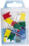 WEDO Markierungsf&auml;hnchen, farbig sortiert, Inhalt: 20 St&uuml;ck Nadell&auml;nge: 24 mm, Fahnengr&ouml;&szlig;e: (B)18 x (H)10 mm (56 299)
