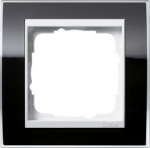 GIRA 1fach Rahmen Event Klar, Standard 55 Schwarz 0211733 (0211733)