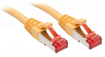 Lindy - Patch-Kabel - RJ-45 (M) - RJ-45 (M) - 30,0m - SFTP, PiMF - CAT 6 - gepresst, glatt - Gelb (47771)