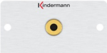 Kindermann 7444000811. Buchsen-Typ: 3,5 mm, Module Menge (max): 1 Modul(e). Produktfarbe: Aluminium, Material: Aluminium. Tiefe (min): 4,7 cm (7444000811)