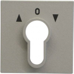 GIRA Abdeckung Schl&uuml;sselschalter System 55, Standard 55, E2, Event, Event Klar, Event Opak, Esprit, ClassiX Aluminium 0 (066426)