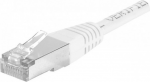 Patchkabel Cat. 6A, S/FTP, Kupfer, PoE, wei&szlig;, 20,0 m 10-Gigabit-f&auml;higes Patchkabel mit besonders schmalem Knickschutz (858369)