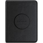 SATECHI Vegan-Leather Passport Cover w/ Find My (Black)