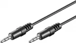Wentronic Goobay 3,5 mm garso jungiamasis laidas HQ, juodas, 0,6 m - 3,5 mm ki&scaron;tukas (3 kontaktai, stereo) > 3,5 mm ki&scaron;tukas (3 kontaktai, stereo) (51141)