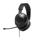 Ausinės JBL Quantum 100 BLACK, laidinės, žaidimams, 20-20000 Hz, 216 g, juodos