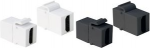 LogiLink Keystone Modular Verbinder HDMI, schwarz Nase zum Einrasten in Panels, zum einfachen Verbinden von - 1 St&uuml;ck (NK0014B)
