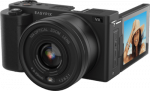 Easypix VX6430 Digitalkamera 64 Megapixel Opt. Zoom 10 x Schwarz 4K-Video (20205)