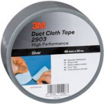 3M Scotch Gewebeklebeband 2903, 48 mm x 50 m, silber St&auml;rke: 0,15 mm, aus Polyethylen auf Leinengewebe mit - 1 St&uuml;ck (2903D4850S)