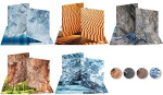 HERMA Eckspannermappe Nature, DIN A3, Karton, Stone aus stabilem Karton, f&uuml;hlbar veredelte Oberfl&auml;che, - 1 St&uuml;ck (19789)
